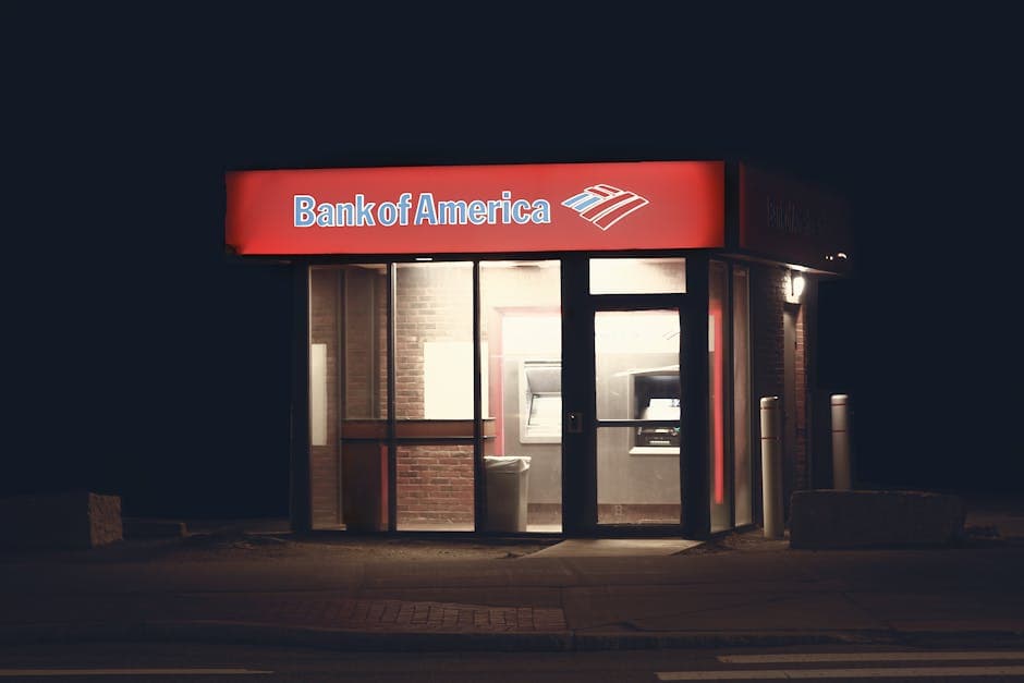 Modern Bank Branch