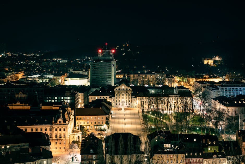 Slovenia Ljubljana Cityscape